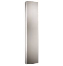 This stainless steel single cabinet with it white gloss interior is ideal for neatly storing your toiletries away from sight. Ascension Reference Tall Mirror Door Wall Cabinet 315mm As315al