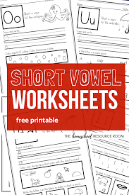 We have hundreds of free worksheets parents, teachers, homeschoolers or other caregivers to use with kids. Short Vowel Worksheets Sample Pack For Cvc Phonics Practice The Homeschool Resource Room