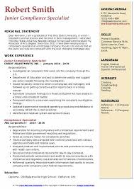 An import and export coordinator is hired by freight companies, and other organizations to assist in handling details associated with imports and exports. Compliance Specialist Resume Sample April 2021