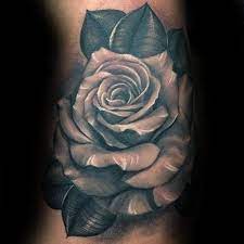 White Realistic Inner Arm Male Rose Tattoo Design Ideas Rose Tattoos For Men Realistic Rose Tattoo Rose Tattoo Design