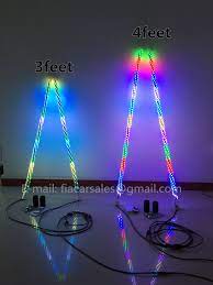 Fiacarlighting Pair 3ft Spiral Wrap Chasing Twisted Led Whips Lights Bluetooth Ebay Led Lights Led Spiral