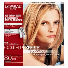 Amazon.com : L'Oreal Paris Couleur Experte 2-Step Home Hair Color and  Highlights Kit, Toasted Coconut : Chemical Hair Dyes : Beauty & Personal  Care