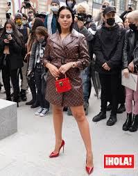 Georgina rodriguez has been by the side of superstar footballer cristiano ronaldo for almost four years. Georgina Rodriguez At The Louis Vuitton Fashion Show In Paris Uno Models Barcelona Madrid