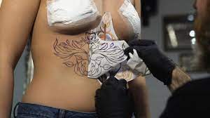 Painful Underboob Sternum Tattoo Reality Tattoo Tv Episode 1 Youtube