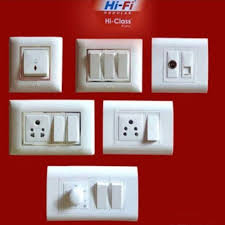 A company switch is a basic electrical switch design. Hifi Hi Fi Switch Switch Size 1 Module Rs 11 Piece New India Trading Co Id 21686491548