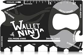 For better understanding of mii please hover to the detailed easily generate credit card numbers that you can use for data testing and other verification purposes. Wallet Ninja 18 In 1 Credit Card Sized Multitool 1 Best Selling In The World Black Amazon Com