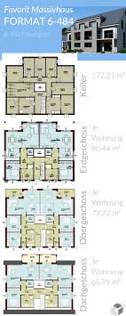 Für viele hausbauer spielt auch der zeitfaktor eine große rolle. Mehrfamilienhaus Mit 6 Wohnungen Von Favorit Massivhaus Finde Weitere Grundrisse Wenn Du Auf Das Bild Klickst Favorit Massivhaus Massivhaus Haus Grundriss