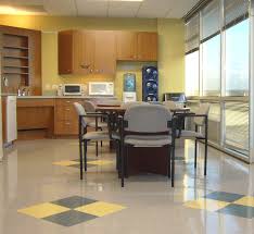 office kitchen design. teak wood