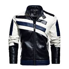 Maybe you would like to learn more about one of these? Jaket Motor Pria Jaket Kulit Pu Bergaris Tambal Sulam Jaket Kulit Pu Jaket Ramping Musim Gugur Musim Dingin Pria Desain Tidak Teratur Jalan Raya Mantel Jaket
