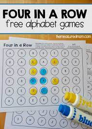 Free Alphabet Games To Promote Letter Recognition The Measured Mom Letter Recognition Games Alphabet Games Alphabet Preschool