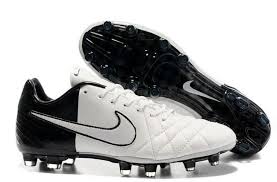 Nike Tiempo Legend Iv Elite Fg Mens Firm Ground Soccer Shoes White Black Nike Soccer Shoes Black Football Boots Mens Soccer Cleats