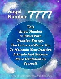 Angel Number 7777 Angel Numbers Positive Energy Angel Messages