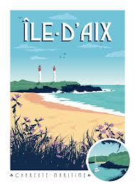 Marcel Ile D Aix Www Marcel Travelposters Com Ile D Aix Ile D Oleron Affiches Retro
