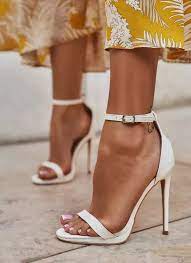Browse a variety of clothing and accessories to build a new outfit. White High Heels Sandals Buena New Deezee Shop Online