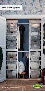 Algot System Ikea Ikea Closet Organizer Walk In Closet Ikea Ikea Algot