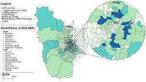 Gentrification Map Of Brisbane Living Museum Australia Map Broadbeach