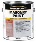 3.7 L White Acrylic Latex Masonry Paint Armor Coat