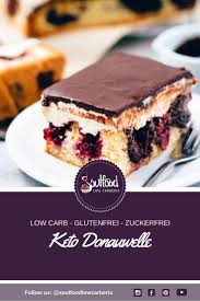 Low Carb Donauwelle Rezept In 2020 Low Carb Kuchen Ohne Zucker Kuchen Ohne Zucker Und Mehl Rezepte