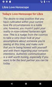 This year, these natives will succeed in their love life and can get married to their beloved. Daily Libra Love Horoscope For Android Apk Download