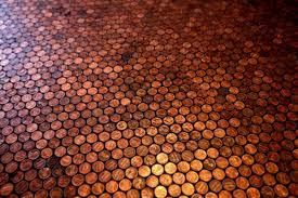 If you have lots of spare pennies, then perhaps you should try the copper penny flooring. Copper Penny Floor I Want To Do This To My Front Entry Way Still Collecting Pennies Penny Tile Floors Penny Floor Penny Tile