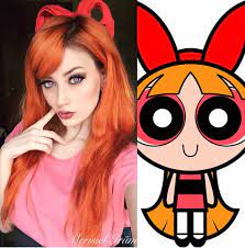 Blossom Cosplay Powerpuff Girls Costume Powerpuff Cosplay Blossom Costumes