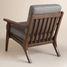 Slate Gray Xander Armchair Armchair Chair And Ottoman Set Purple Dining Chairs