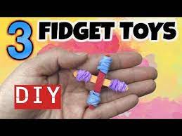 3 Easy Diy Fidget Toys New Fidget Toys For School How To Make Stim Toys From Household Items Youtub Diy Fidget Toys Homemade Fidget Toys Cool Fidget Toys