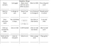 Neighborhood Bingo Ice Breaker Game For Block Party It Was A Big Hit This Summer Block Party Games How To Have Twins Block Party