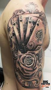Amanda Ruby At Squid Ink Uk 8 Rose Tattoos For Men Tattoos For Guys Card Tattoo