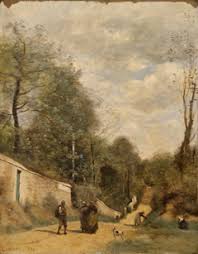 It was painted in september of 1826, and was the basis for the larger and more finished view at narni, which was exhibited at the salon of 1827, and is now in the national. The Bridge At Narni Jean Baptiste Camille Corot Artwork On Useum