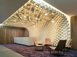 Wall And Ceiling Feature Option Design Lobby Design Ceiling Design