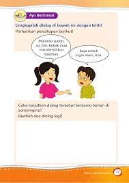 Buatlah percakapan antara beni dan dayu tentang permintaan maaf! Buku Siswa Kelas 2 Sd Tema 1 Hidup Rukun Kemendikbud Kurikulum 2013