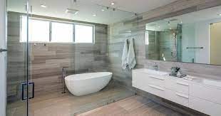 In the world of bathrooms, a separate shower. Contemporist A Glass Enclosed Wet Room Is A Bathroom Design Idea Worth Considering Https Www Davincilifesty Modern Master Bathroom Wet Rooms Bathroom Design