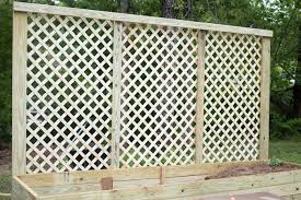 When installing a fence, carefully plan the type of fence you need that fits your home and neighborhood. Privacy Screen Planter Diy Gina Michele