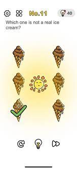 Brain out level 17 find something you can eat walkthrough or answer: Brain Out Level 11 Qunb