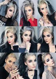 Hair Color Blonde And Brown Ombre Two Tone 19 Ideas Tone Hair Blonde Hair Color Hair Streaks