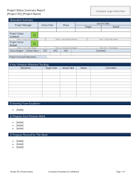 A sales tracking template is part of an inventory tracking template where it helps you to track all sales on hand accurately without failure. 40 Project Status Report Templates Word Excel Ppt á… Templatelab