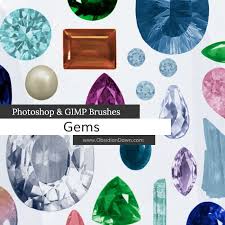 Gems And Stones Photoshop And Gimp Brushes By Redheadstock Gimp Brushes Photoshop Design Photoshop Elements