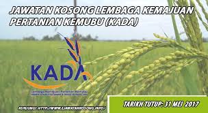Masukkan email anda untuk mendapatkan informasi terkini dan hebahan jawatan kosong di blog ini panduan peperiksaan spa 2015. Jawatan Kosong Terkini Lembaga Kemajuan Pertanian Kemubu Kada 31 Mei 2017 Jawatan Kosong Kerajaan Dan Swasta Malaysia 2017