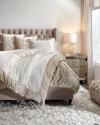This Champagne Gold Bedroom Gives Us All The Cozy Feels Champagne Bedroom Bedroom Inspirations Luxurious Bedrooms