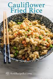 Cauliflower Fried Rice Recipe Healthy Keto Low Carb Best Recipe Box Recipe Healthy Rice Recipes Fried Rice Recipes Healthy Recipes