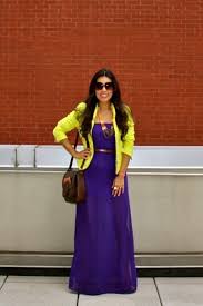 Fabulous With Neon Fabulous With Me Fashion Deep Purple Dress Pink Maxi Dress