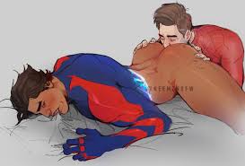 miguel ohara and peter b parker (marvel and 3 more) drawn by keemznsfw |  Danbooru