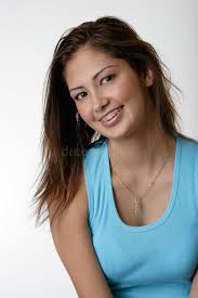 Pretty Young Girl Sitting