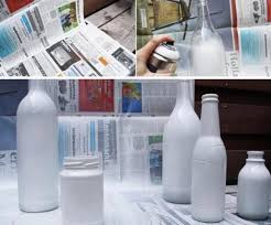 Boil water (preferably in a kettle). How To Paint Glass Bottles