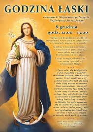 Dzisiaj, 8 grudnia, godzina łaski. Plakat Godzina Laski Produkty