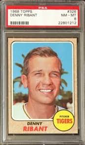 1969 Topps #324 Detroit Tigers Rookie Stars Card Cain/Campbell