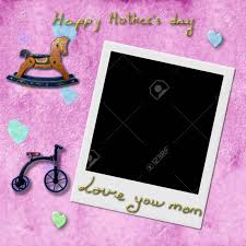 High quality mother inspired framed prints by independent artists and designers from around the framed prints in a range of sizes, styles and frame colors. Happy Mother S Day Love You Mom Instant Photo Frame In Pink Stock Photo Picture And Royalty Free Image Image 27471902