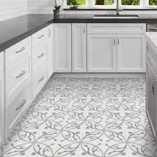 Boden H 8 X 8 Cement Field Tile In White Gray Villa Lagoon Tile Flooring Tile Floor