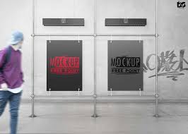 Free Subway Underground Poster Psd Mockup Download Download2018 Downloadpsd Free Freepsd Freetemplates Mock Ups Mock Mockup Psd Mockup Mockup Free Psd
